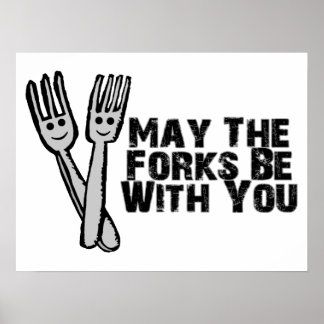 Forks zijn bij jou poster