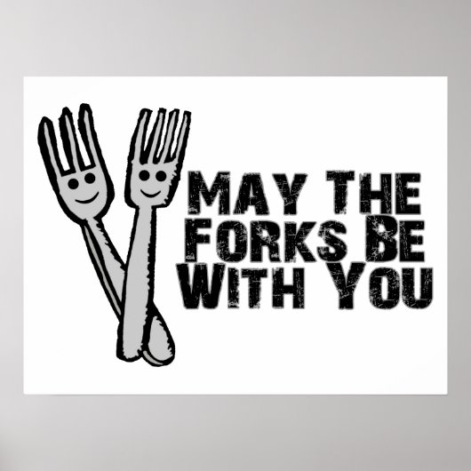 Forks zijn bij jou poster (Voorkant)