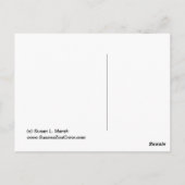 Forlorn Figuur Kleurig Universe Cross Briefkaart (Achterkant)