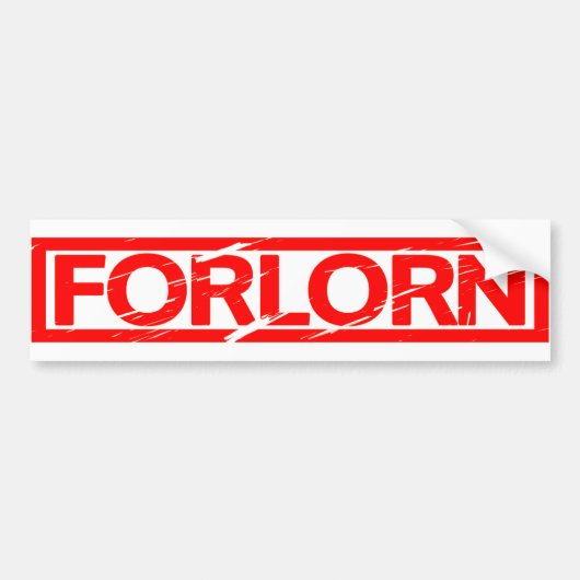 Forlorn Stamp Bumpersticker (Voorkant)