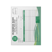 Form Business Quotation Invoice Sales Receipt Notitieblok (Linkerzijde)