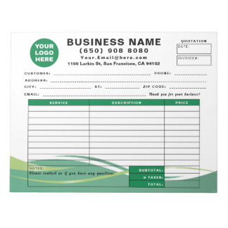 Form Business Quotation Invoice Sales Receipt Notitieblok