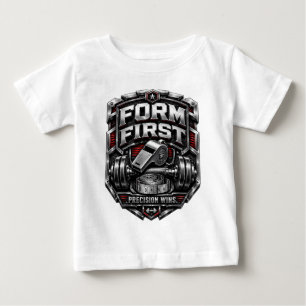 Form First Metallic Gym Embleem Badge Illustratie