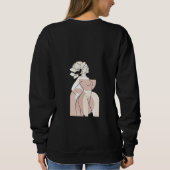 Form Over Noise | Modern Minimal Graphic Print Trui (Achterkant)