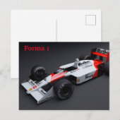 Forma 1 auto briefkaart (Voorkant / Achterkant)