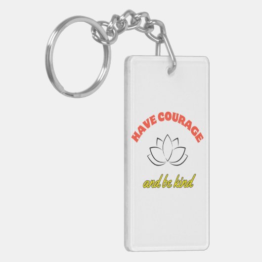 Forma: Rectángulo (dos lados) llavero Sleutelhanger (Voorkant Links)