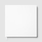Formaat: 12" x 12", NullWaarde, Papier: Blanco Wit Gastenboek (Voorkant)
