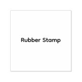 Formaat 1,5" x 1,5" Zelfinkende Rubber Stempel (Design)