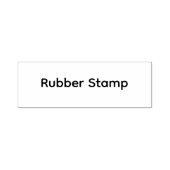 Formaat 2.15" x 0.78" Zelfinkende rubberen stempel (Design)