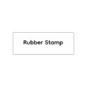 Formaat 2.15" x 0.78" Zelfinkende rubberen stempel (Design)