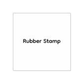 Formaat 5 x 5 cm zelfinkende rubberen stempel (Afrduk)