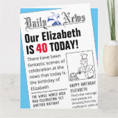 formaat krantenkoppen kaart (Voorkant)