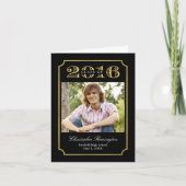 Formal Affair Graduate Thank You Card Bedankkaart (Voorkant)