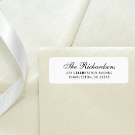 Formal and Classic | Black and White Etiket