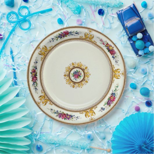  Formal China Pattern Paper Dinner Bord (Feest)