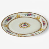 Formal China Pattern Paper Dinner Bord (Gekanteld)