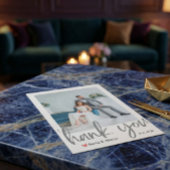  Formal Classic Wedding Photo Thank You Card Bedankkaart