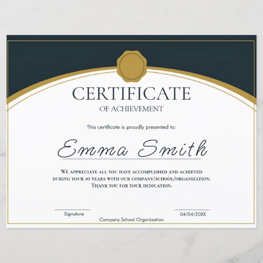  Formal Corporate Recognition Award (Voorkant)