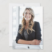 Formal Elegant Graduation Party | Photo Back Kaart (Achterkant)