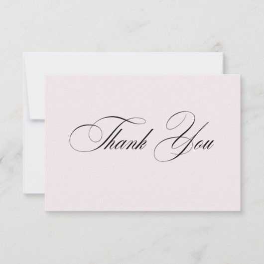 Formal Elegant Thank You Card Bedankkaart (Voorkant)