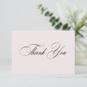 Formal Elegant Thank You Card Bedankkaart (Staand voorkant)