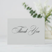 Formal Elegant Thank You Card Bedankkaart (Staand voorkant)