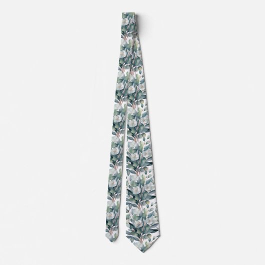 Formal Eucalyptus Neck Ties | Simple and Classic Stropdas (Achterkant)