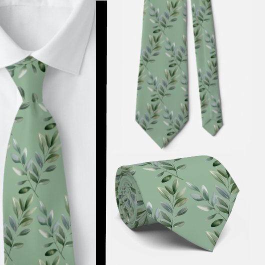 Formal Eucalyptus Neck Ties | Simple and Classic Stropdas
