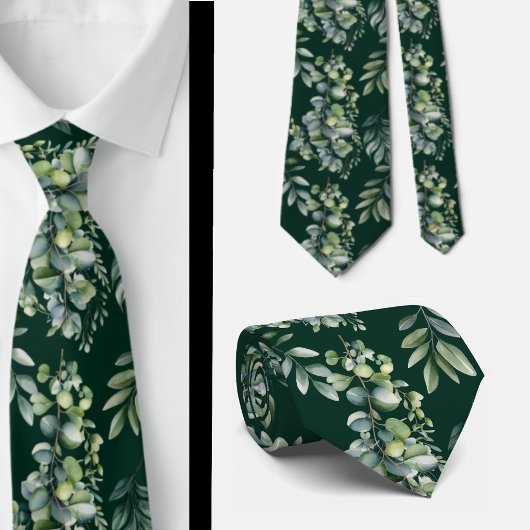 Formal Eucalyptus Neck Ties | Simple and Classic Stropdas