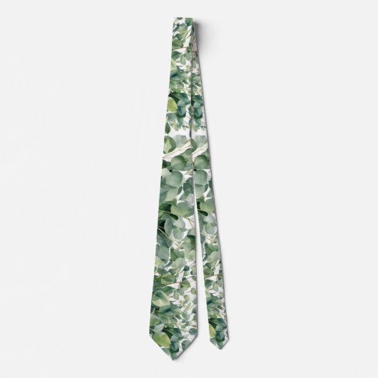 Formal Eucalyptus Neck Ties | Simple and Classic Stropdas (Voorkant)