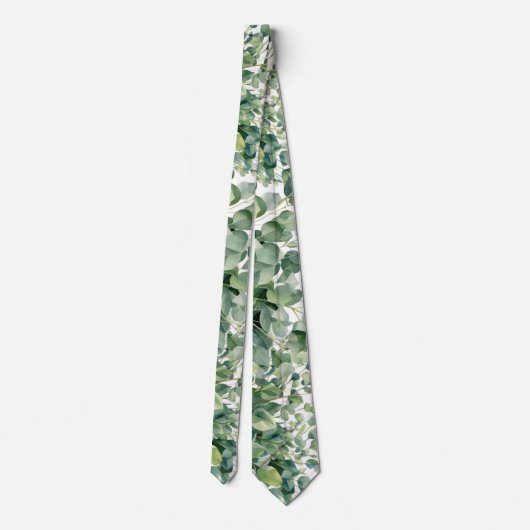 Formal Eucalyptus Neck Ties | Simple and Classic Stropdas (Achterkant)