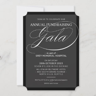 FORMAL GALA elegant evenement fancy zwart wit Kaart