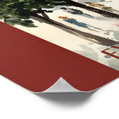 Formal Garden Courtyard Poster  Tree Lined Paths (Hoek)