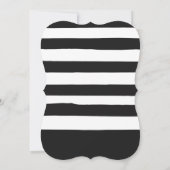 FORMAL MODERN SCRIPT Graduation Party Invitation Kaart (Achterkant)