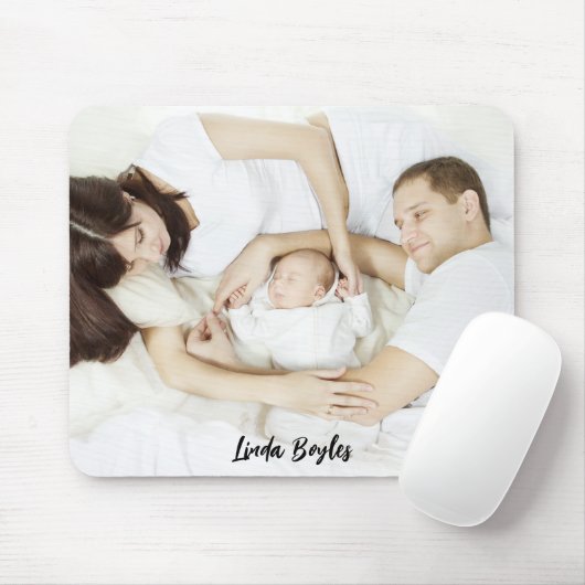 Formal Photo Personalized Simple Muismat (Met muis)