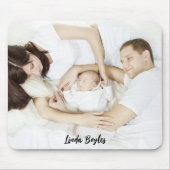 Formal Photo Personalized Simple Muismat (Voorkant)