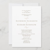 Formal Traditional Gold Text 2 Venue Wedding (Voorkant)