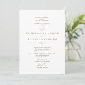 Formal Traditional Gold Text 2 Venue Wedding (Staand voorkant)