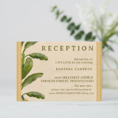 Formal Traditional Wedding Enclosure Card  Informatiekaartje (Staand voorkant)