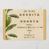 Formal Traditional Wedding Save the Date (Voorkant)