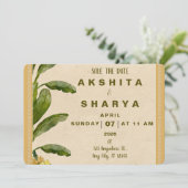 Formal Traditional Wedding Save the Date  (Staand voorkant)