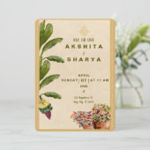 Formal Traditional Wedding Save the Date  (Staand voorkant)