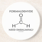 Formaldehyde moet worden gebalanceerd? (Chemistry Zandsteen Onderzetter (Voorkant)