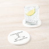 Formaldehyde moet worden gebalanceerd? (Chemistry Zandsteen Onderzetter (Zijkant)