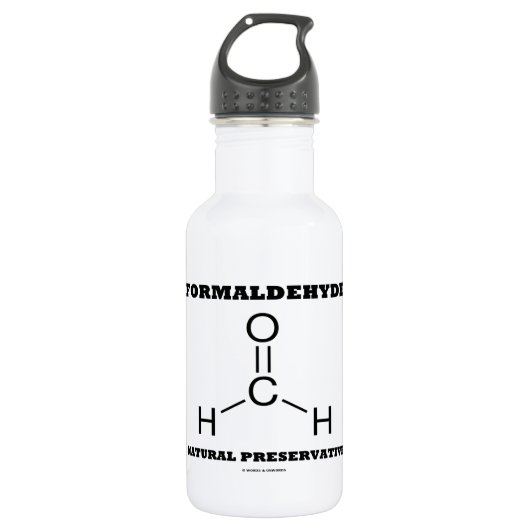 Formaldehyde Natural Preservative (Molecule) Waterfles (Voorkant)