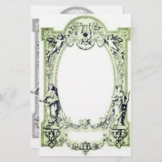  formale Briefpapier banketbakkerswerk (Voorkant / Achterkant)