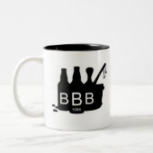 Formann på livstid tweekleurige koffiemok (Links)