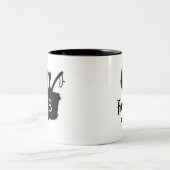 Formann på livstid tweekleurige koffiemok (Center)