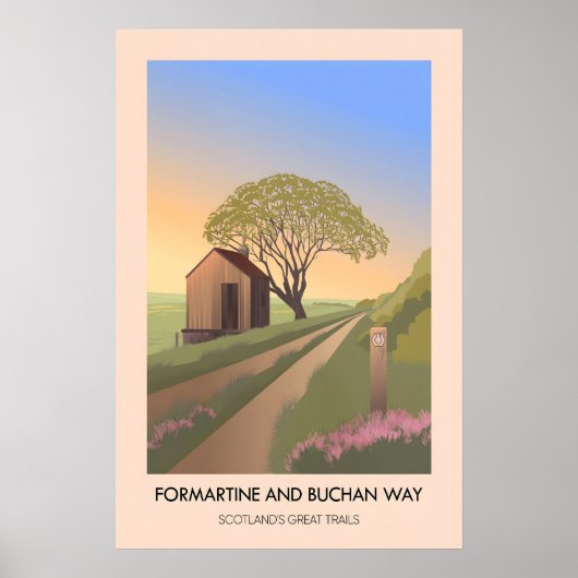 Formartine and Buchan Way Scotland's Great Trails Poster (Voorkant)