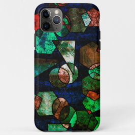 Formas geométricas onregelmatigares e textura defo Case-Mate iPhone case